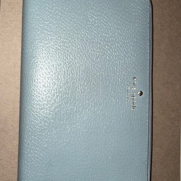 kate spade Accessories - Kate Spade Sky Blue Leather Wallet